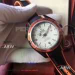 Perfect Replica Omega Seamaster Planet Ocean Watches Black Case Orange Bezel